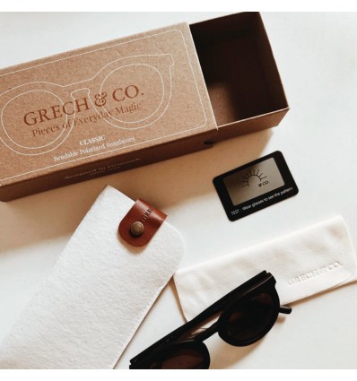 Lunettes de soleil Bleu "Deser Tea" - Grech & Co