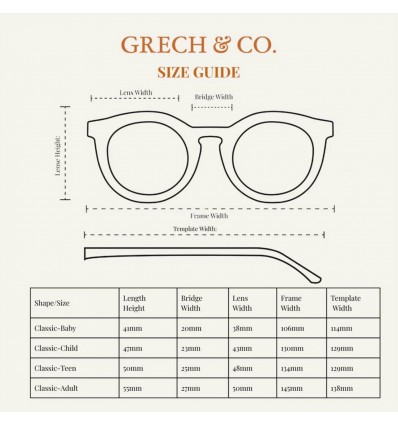 Lunettes de soleil Blanc "Atlas" - Grech & Co
