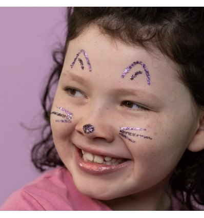 Pochoir chat - Sisi la paillette