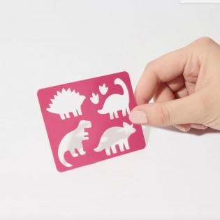 Pochoir Dinosaures - Sisi la paillette