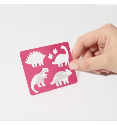 Pochoir Dinosaures - Sisi la paillette
