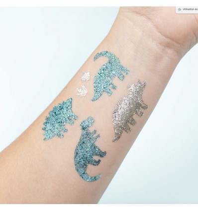 Pochoir Dinosaures - Sisi la paillette