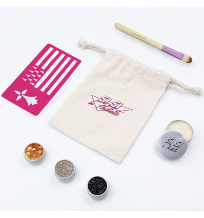 Kit maquillage paillettes bio Breizh - Sisi La Paillette