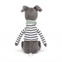Peluche Beatnik Buddy Whippet chien gris - Jellycat
