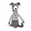 Peluche Beatnik Buddy Whippet chien gris - Jellycat