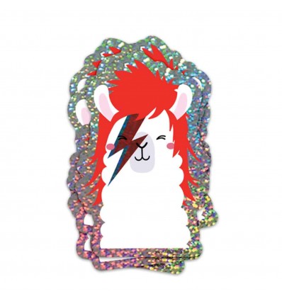 Autocollant lama David Bowie