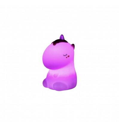 Veilleuse souple Licorne Rose à paillettes - Little L