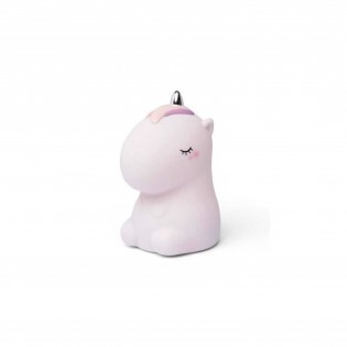 Veilleuse souple Licorne Rose à paillettes - Little L 2
