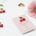 Pin's cerises coeurs - My Lovely Thing