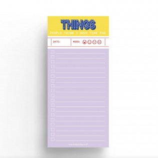 Bloc notes People think i have time for things - Studio Inktvis