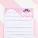 Bloc notes nuage et arc-en-ciel - Studio Inktvis