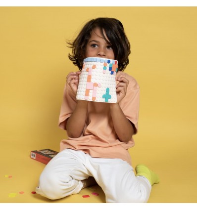 Silipop blanc – Jeu créatif mosaïque à clipser - Super petit