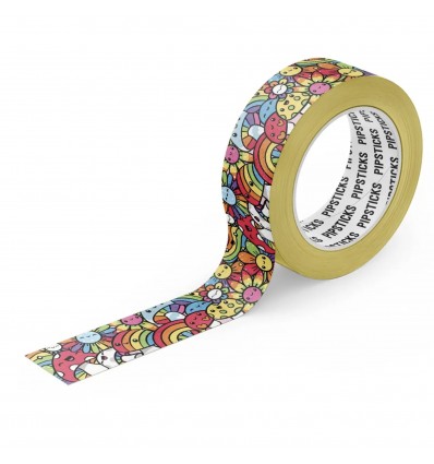 Masking tape fleurs - Pipstickers