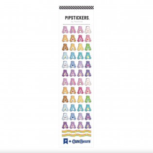 48 autocollants bisounours multicolores - Pipstickers