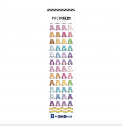 48 autocollants bisounours multicolores - Pipstickers