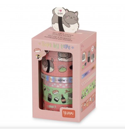 Set de 5 masking tape Kitty - Legami