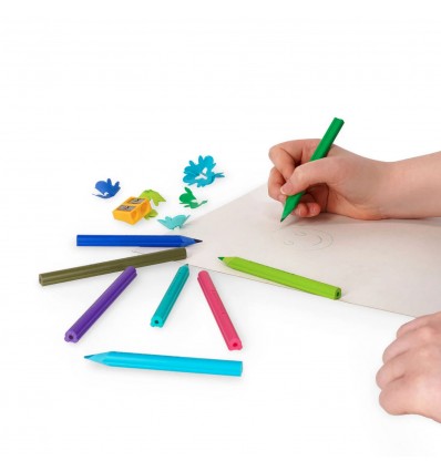 24 crayons de couleurs et taille crayon Teddy Bear - Legami