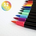 12 feutres pinceaux Bright Colours - Legami