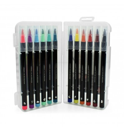 12 feutres pinceaux Bright Colours - Legami