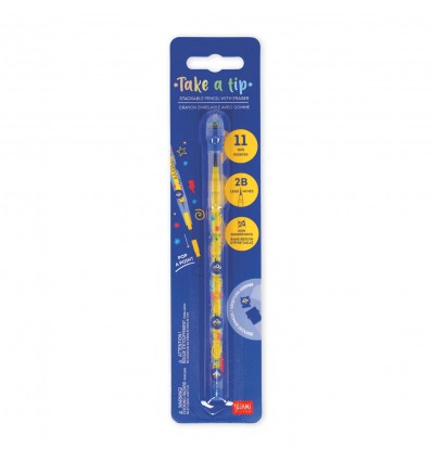 Porte-mine "Take a tip" avec gomme - Legami