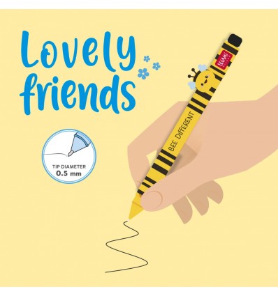 Stylo à encre lovely friends Abeille - Legami