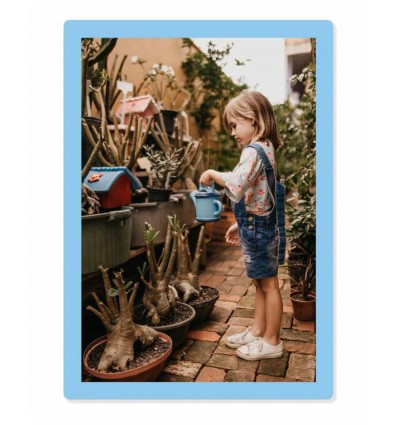 Cadre photo A4 bleu ciel - Slimpyx