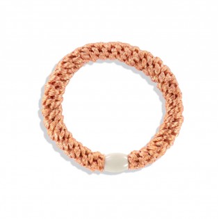 Elastique Peach Glitter - Kknekki