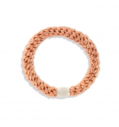 Elastique Peach Glitter - Kknekki