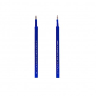 Set de 2 recharges pour stylo lovely friends bleu - Legami