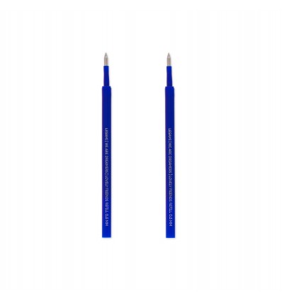 Set de 2 recharges pour stylo lovely friends bleu - Legami