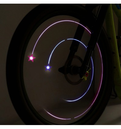 2 Clips Leds étoiles pour Vélo - Legami
