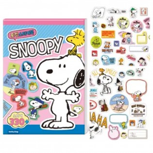 Livre d'autocollants Snoopy