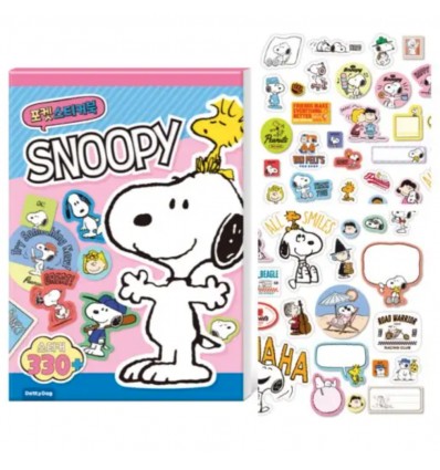 Livre d'autocollants Snoopy