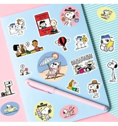 Livre d'autocollants Snoopy