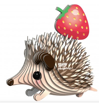 Eugy puzzle Hérisson 3D en carton