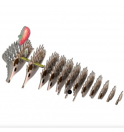 Eugy puzzle Hérisson 3D en carton