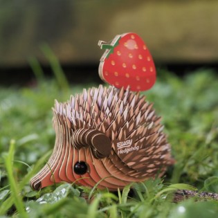 Eugy puzzle Hérisson 3D en carton 2