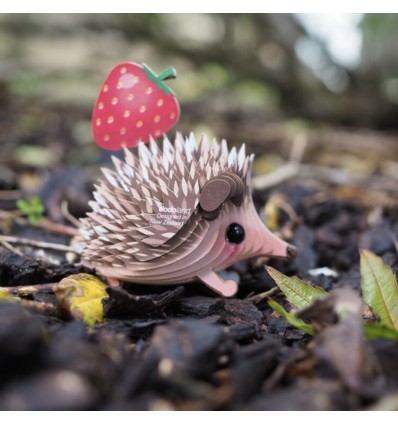 Eugy puzzle Hérisson 3D en carton