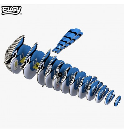Eugy puzzle Geai bleu 3D en carton