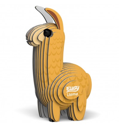 Eugy puzzle Lama 3D en carton