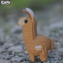 Eugy puzzle Lama 3D en carton