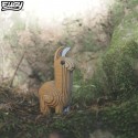 Eugy puzzle Lama 3D en carton
