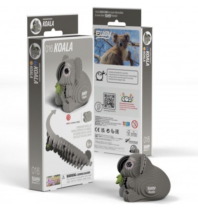 Eugy puzzle Koala 3D en carton