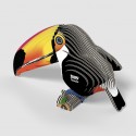 Eugy puzzle Toucan 3D en carton