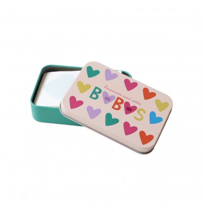 Boite à pansements coeurs Bobos
