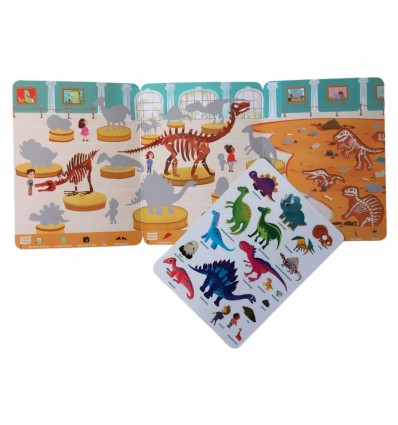 Stickers repositionnables "dinosaures"