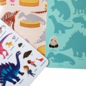 Stickers repositionnables "dinosaures"