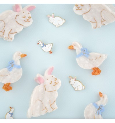 Petite pince à cheveux Oie - Coucou Suzette