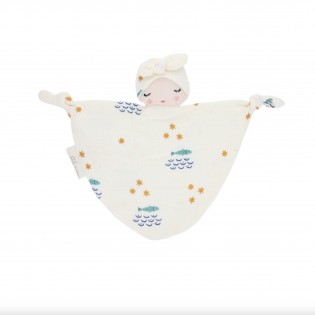 Doudou plat ma bonne étoile coton 2