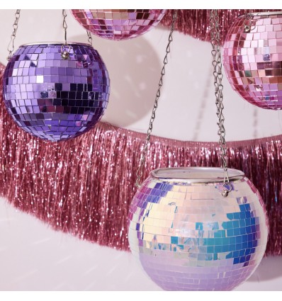 Pot à facettes iridescent 20 cm